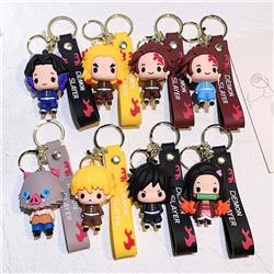 Demon slayer kimets anime keychain