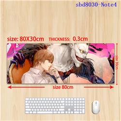 Death Note anime mouse pad 80*30*0.3cm（lockrand）
