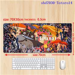 TOTORO anime mouse pad 70*30*0.3cm（lockrand）