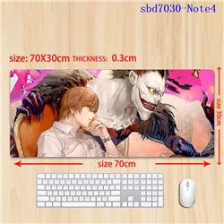 Death Note anime mouse pad 70*30*0.3cm（lockrand）