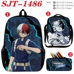 My Hero Academia anime backpack+ lunch bag+pencil bag