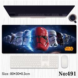 Star Wars anime anime Mouse pad 80*30*0.3cm