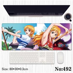 One Piece anime Mouse pad 80*30*0.3cm