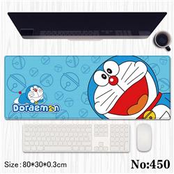 Doraemon anime Mouse pad 80*30*0.3cm
