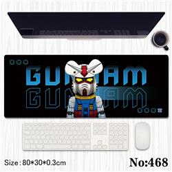 Gundam anime Mouse pad 80*30*0.3cm