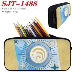 Genshin Impact anime pencil bag