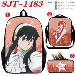 SPY×FAMILY anime backpack+ lunch bag+pencil bag