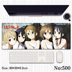 K-ON! anime Mouse pad 80*30*0.3cm