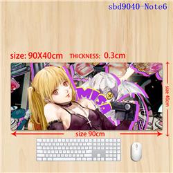 Death Note anime mouse pad 90*40*0.3cm（lockrand）