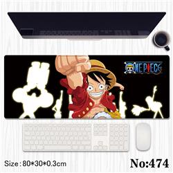 One Piece anime Mouse pad 80*30*0.3cm