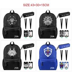 The Legend of Zelda anime backpack+pencil bag+ID set