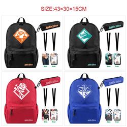 Jujutsu Kaisen anime backpack+pencil bag+ID set