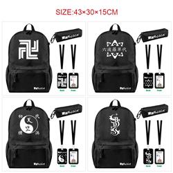 Tokyo Revengers anime backpack+pencil bag+ID set