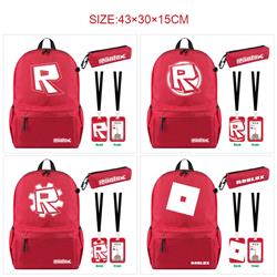 Roblox anime backpack+pencil bag+ID set