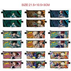 My Hero Academia anime pencil bag 21.5*10.5*3cm