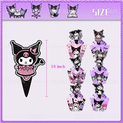 Kuromi anime small plug 10 pcs