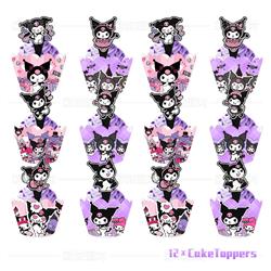 Kuromi anime tapcoke wroppers+small plug 10 pcs