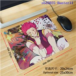 HunterX Hunter anime mouse pad 30*25*0.3cm（lockrand）