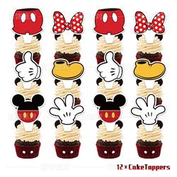 Disney anime 12 small plug 10 pcs