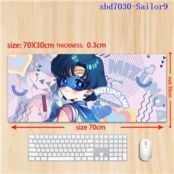 Sailor Moon Crystal anime mouse pad 70*30*0.3cm（lockrand）