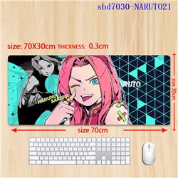 Naruto anime mouse pad 70*30*0.3cm（lockrand）