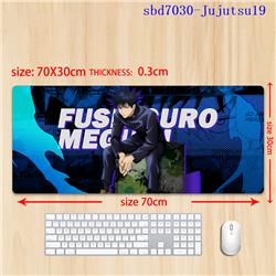 Jujutsu Kaisen anime mouse pad 70*30*0.3cm（lockrand）