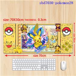 Pokemon anime mouse pad 70*30*0.3cm（lockrand）