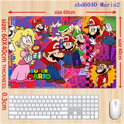 Super Mario anime mouse pad 60*40*0.3cm（lockrand）