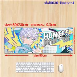 HunterX Hunter anime mouse pad 80*30*0.3cm（lockrand）