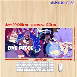 One Piece anime mouse pad 90*40*0.3cm（lockrand）