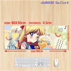 Sailor Moon Crystal anime mouse pad 80*30*0.3cm（lockrand）