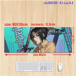 Attack on Titan anime mouse pad 80*30*0.3cm（lockrand）