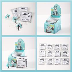 Hatsune Miku anime standing plate 4.5cm 12 pcs a set