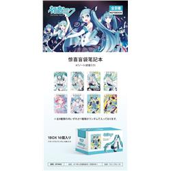 Hatsune Miku anime A7 notebook 16 pcs a set