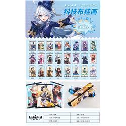 Genshin Impact anime wallscroll 20*30cm