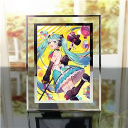 Hatsune Miku anime Crystal photo frame