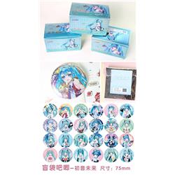 Hatsune Miku anime pin 24 pcs a set