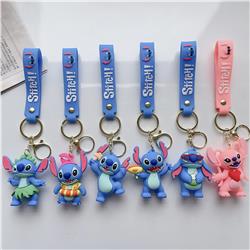 stitch anime keychain