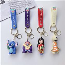 stitch anime keychain