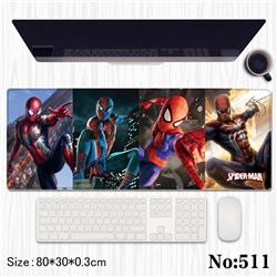 spider man anime mouse pad 80*30*0.3cm