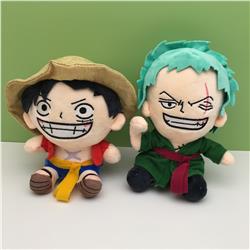 One Piece anime Plush toy 20cm 2pcs a set