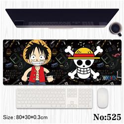 One Piece anime mouse pad 80*30*0.3cm