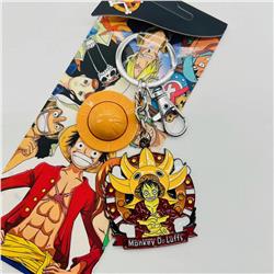 One Piece anime keychain