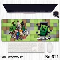 Minecraft anime mouse pad 80*30*0.3cm