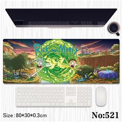 Rick and Morty anime mouse pad 80*30*0.3cm