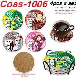 My Hero Academia anime coaster 4pcs a set