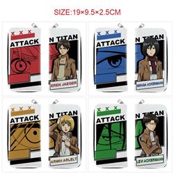 Attack on Titan anime wallet 19*9.5*2.5cm