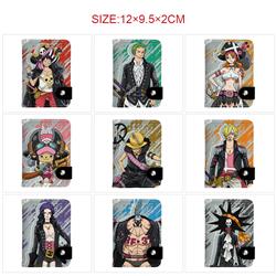 One Piece anime wallet 12*9.5*2cm