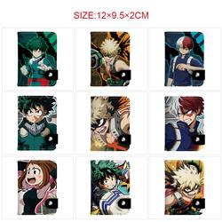 My Hero Academia anime wallet 12*9.5*2cm