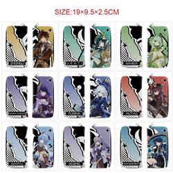 Genshin Impact anime wallet 19*9.5*2.5cm